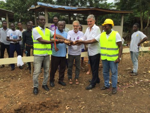 Lancement des travaux pour 2 dortoirs à l'IUEP de Goviè dans la commune de ALLADA