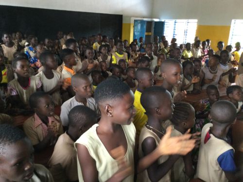 Inauguration d'une école à Tanta dans la commune de ZE