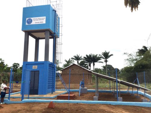 Inauguration le 03.08 d'un château d'eau et de 2 puits d'eau dans la commune de DANGBO