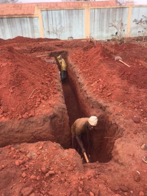 Evolution des travaux : Maternité à Akpamé dans la commune de DANGBO