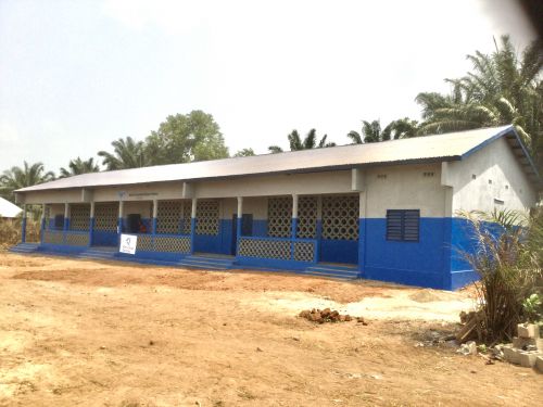 Inauguration d'une école primaire à Goutin dans la commune de ADJOHOUN le 10/02/22