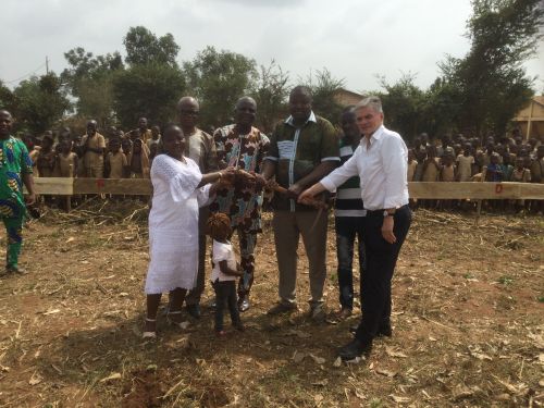 Lancement de l'école primaire de Doutou dans la commune de HOUYEOGBE le 09/02/22