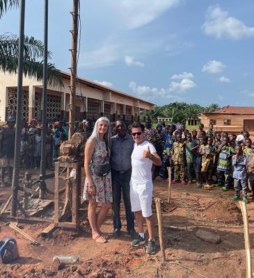 Lancement des travaux: château d'eau et 3 puits d'eau à IFANGNI