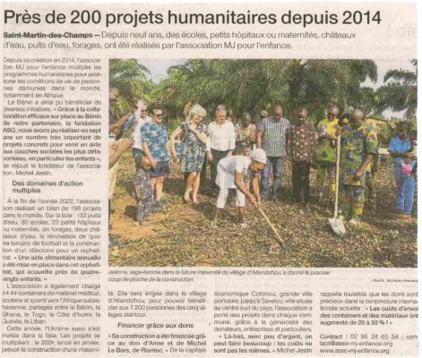 ARTICLES PRESSE FEVRIER 2023