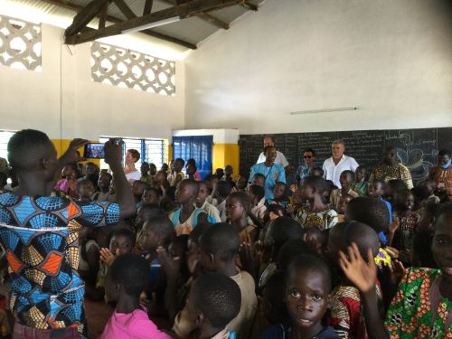 Inauguration le 08.10 de l'école primaire de Sagon dans la commune de OUINHI