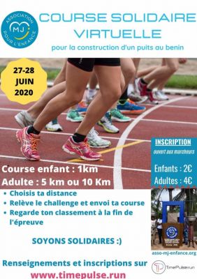 COURSE VIRTUELLE SOLIDAIRE 27 ET 28 JUIN