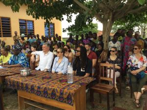 lancement de la maternité à dekanme commune de So Ava, cité lacustre