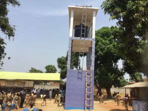 Inauguration d’un Château d’Eau à DEVE commune de DOGBO et de 4 puits d’eau.