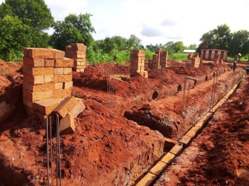 Evolution des travaux : école primaire à Zohénou