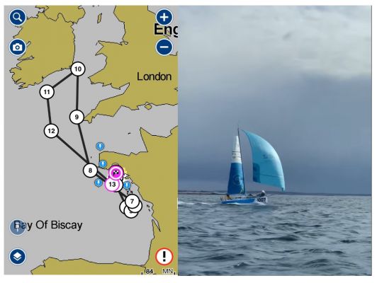 Départ de Chloé Le Bars pour  1 000 miles en solitaire