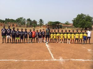 Match inaugural à l’école de DJOGNANGBO remporté par ces derniers 1 à 0