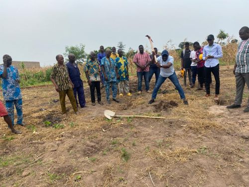 Lancement des travaux d'une école dans la commune de KLOUEKANME