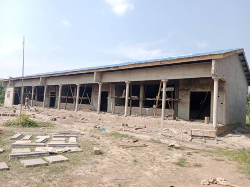 Evolution des travaux : Ecole primaire à ZOGBODOMEY