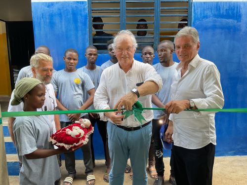 Inauguration d'une porcherie à GOVIÉ, ALLADA.