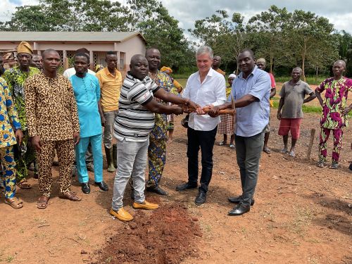 Lancement des travaux à GANKPETIN.