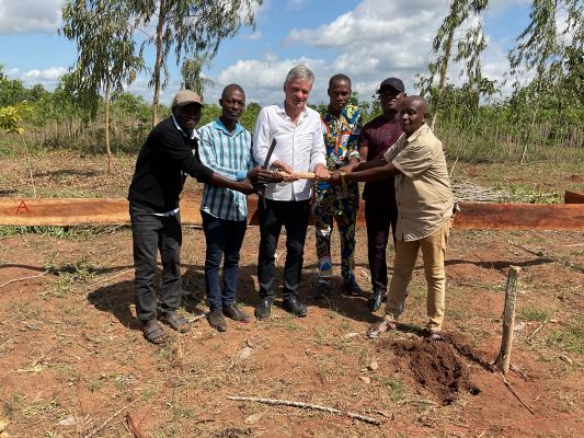 Lancement des travaux à GBEDEVINOU.